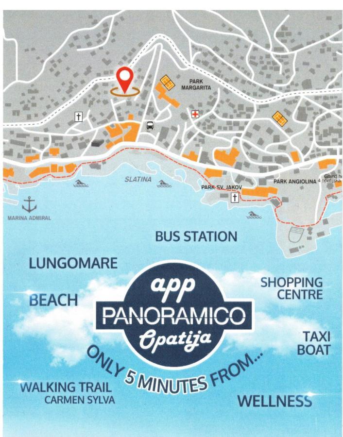 Panoramico Apartment Abbázia Kültér fotó